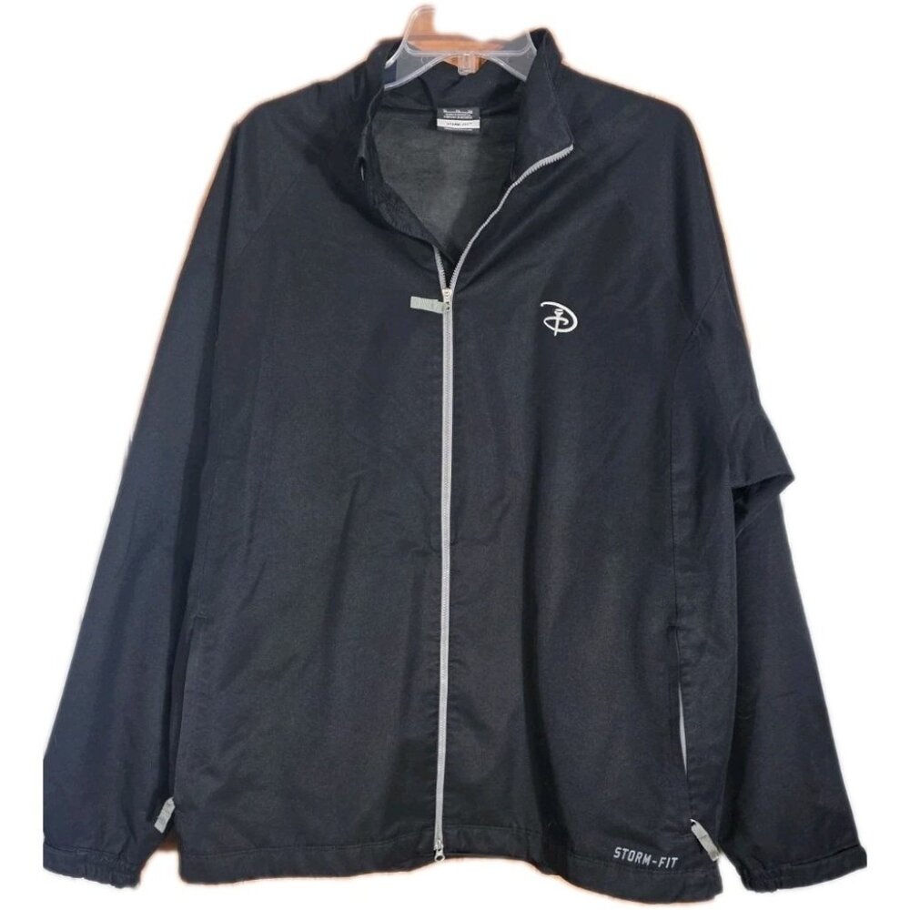 Disney Nike Golf StormFit 5 Men’s Size X-Large Black Golf Jacket Full Zip. HL152